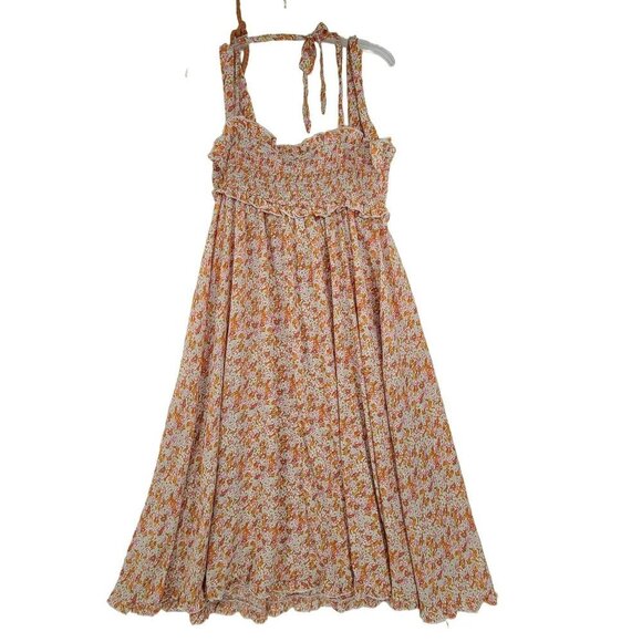 MVN The Label NWT Women's Sleeveless Maxi Dress Orange Size 8 - Picture 6 of 11